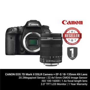 CANON EOS 7D Mark II DSLR Camera + EF-S 18-135mm Kit Lens